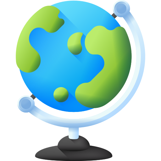 3d globe 3D Color icon