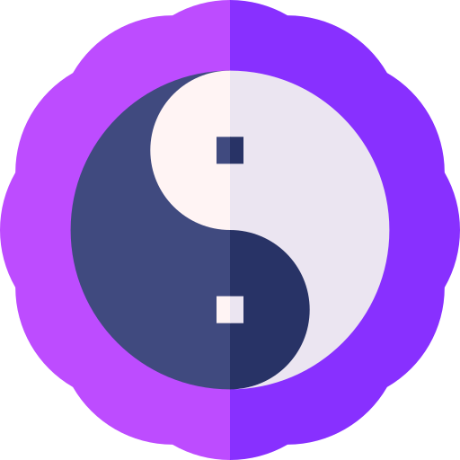 yin yang icono gratis