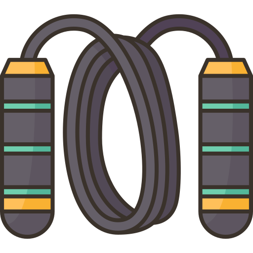 Jumping rope Amethys Design Lineal Color icon