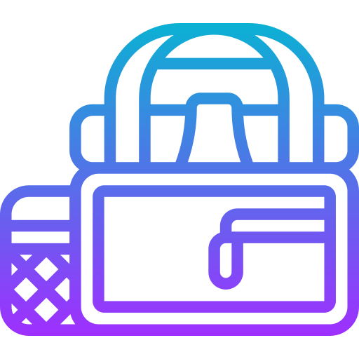 bolsa de deporte icono gratis