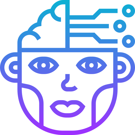 Machine learning Meticulous Gradient icon