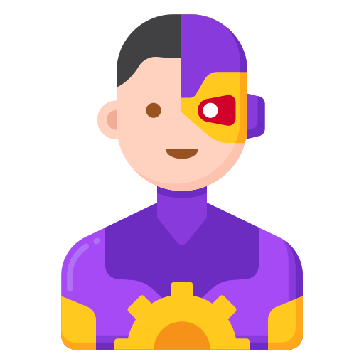 cíborg icono gratis