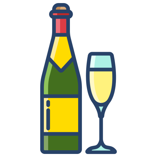 champán icono gratis