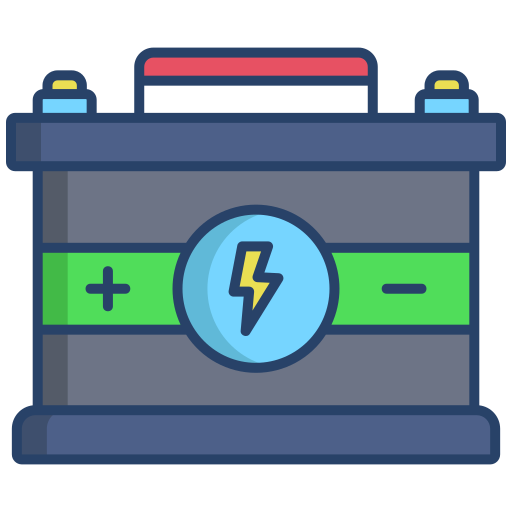 batería de coche icono gratis