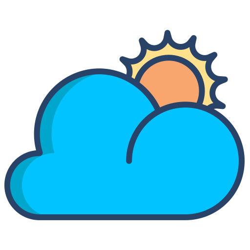 Cloudy - free icon