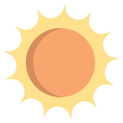 Sun free icon