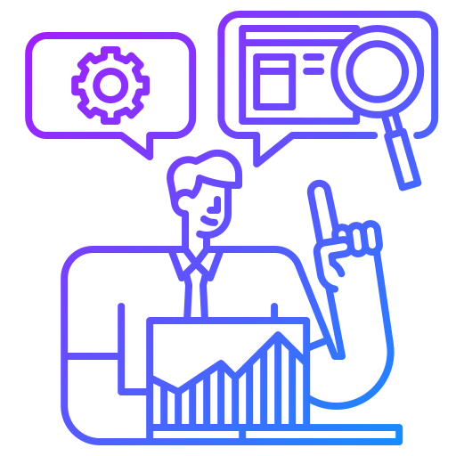 Counselling Generic gradient outline icon