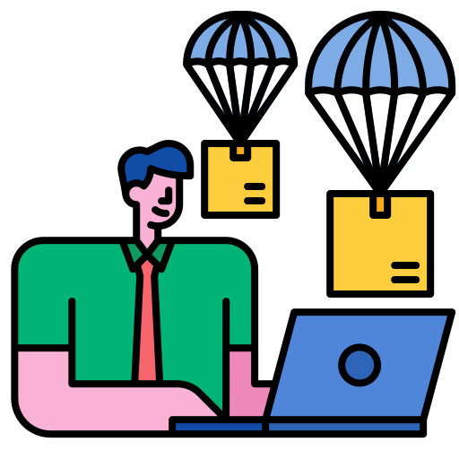 Drop shipping free icon