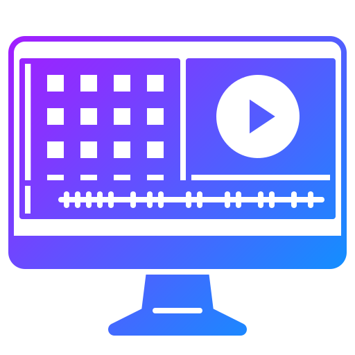 produção de vídeo grátis ícone produção de vídeo grátis ícone