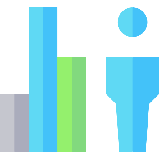 transformación demográfica icono gratis