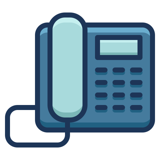 Telephone Generic color lineal-color icon