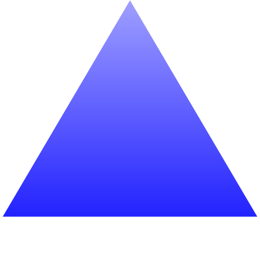 Triangle Generic gradient fill icon