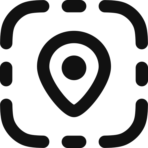 Location pin Generic black outline icon