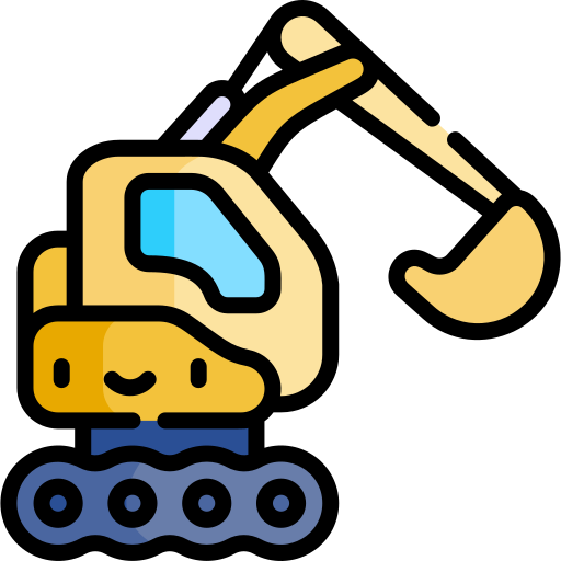 excavador icono gratis