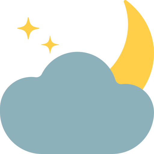 Cloud-moon free icon Cloud-moon free icon