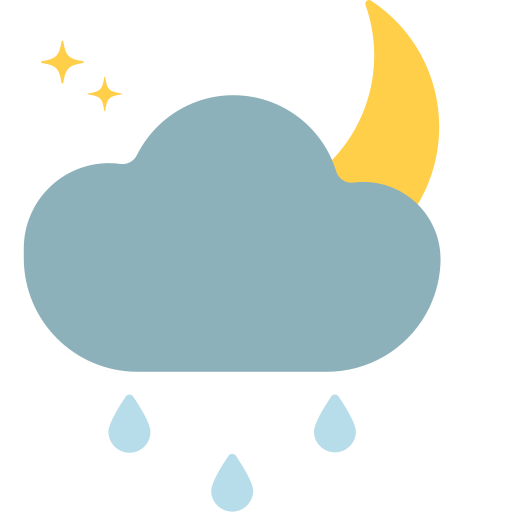 Cloud-moon - Free weather icons