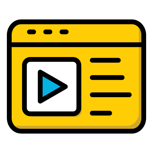 anuncio de vídeo icono gratis