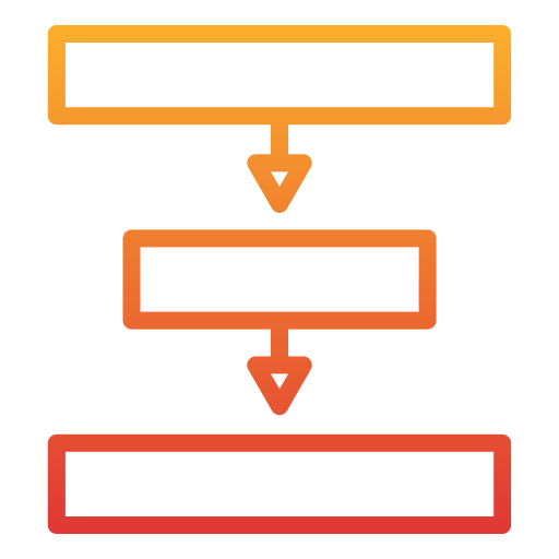 diagrama de flujo icono gratis