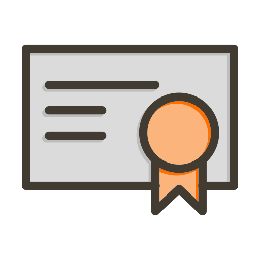 certificat Icône gratuit certificat Icône gratuit