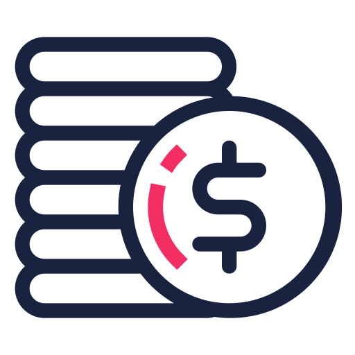 monedas icono gratis