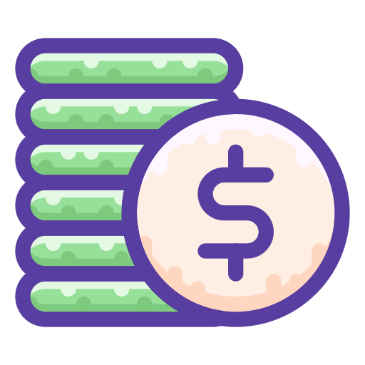 monedas icono gratis