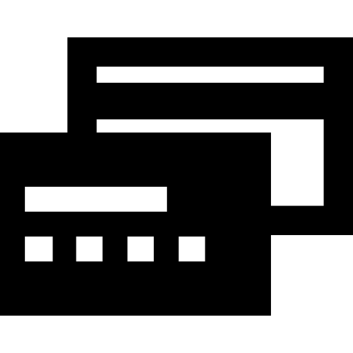 tarjetas de crédito icono gratis