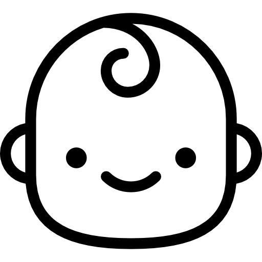 Smiling Baby free icon