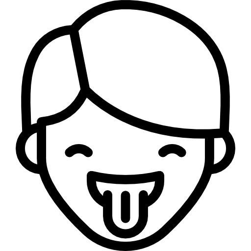 chico burlón icono gratis