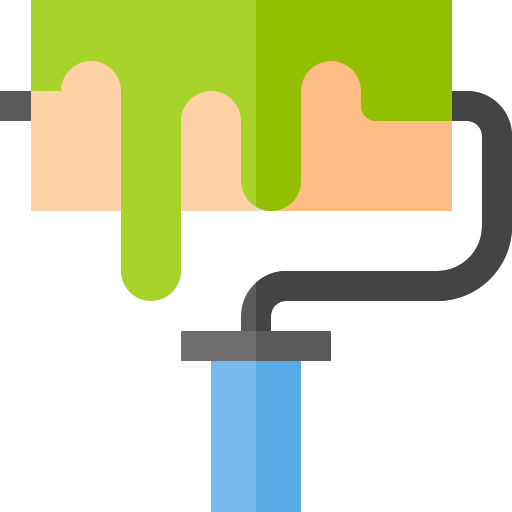 페인트 롤러 무료 아이콘