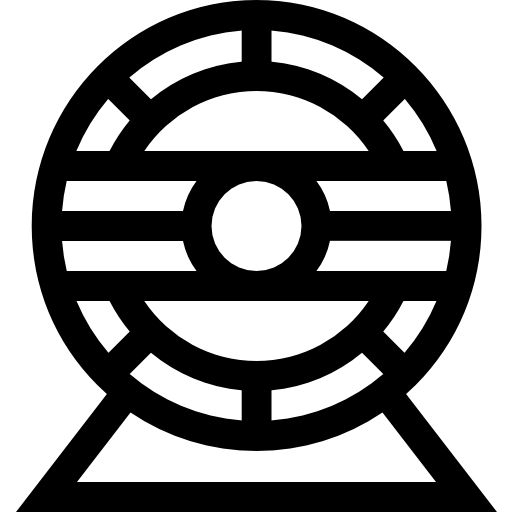 rueda de hamster icono gratis