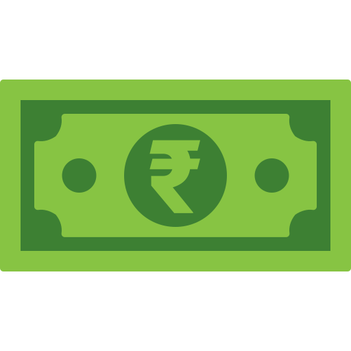 Rupee Generic color fill icon