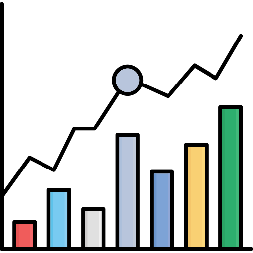 gráfico de análisis icono gratis