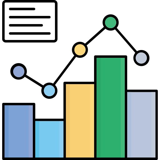 gráfico de análisis icono gratis