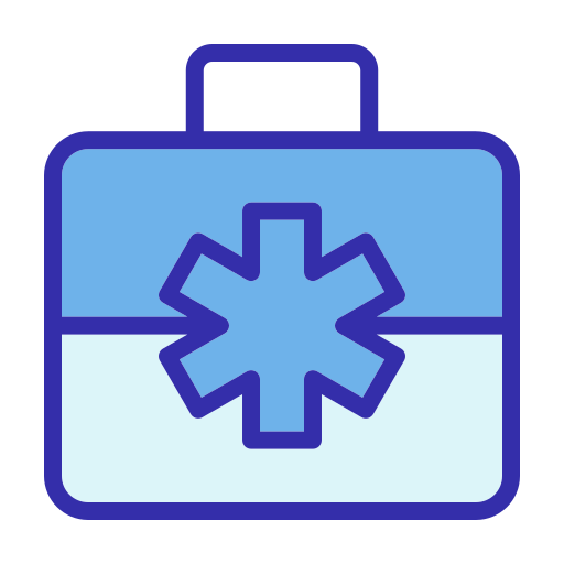 bolsa de médico icono gratis