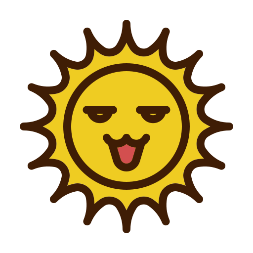 sol icono gratis