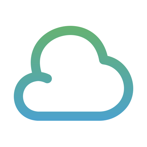 Cloud Generic gradient outline icon