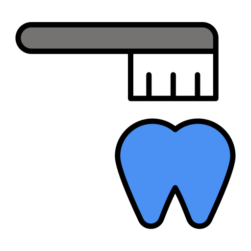 limpieza dental icono gratis