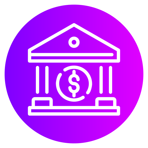 Bank Generic gradient fill icon