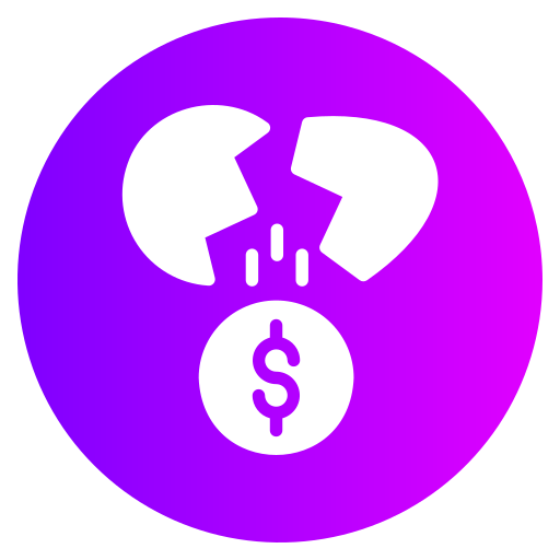 Broken egg free icon