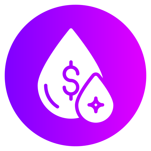 Liquidity free icon Liquidity free icon