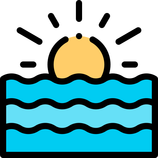 Sunrise Detailed Rounded Lineal color icon