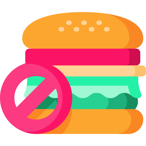 kein fastfood kostenlos Icon kein fastfood kostenlos Icon