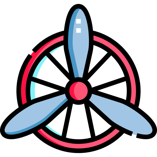 Airplane propeller free icon