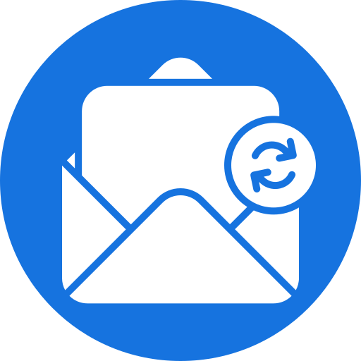 intercambiar correos icono gratis