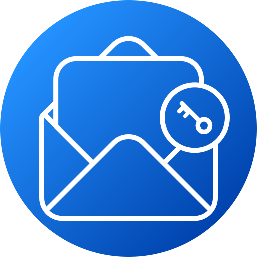 correo electrónico confidencial icono gratis