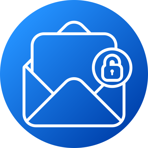 Confidential email - Free security icons