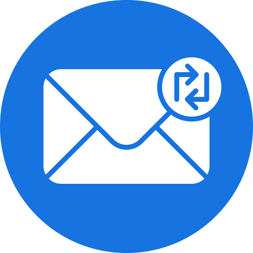 Exchange mails Generic color fill icon