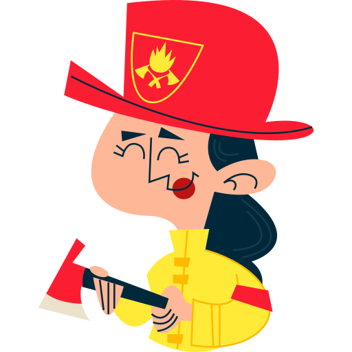 소방관 무료 스티커