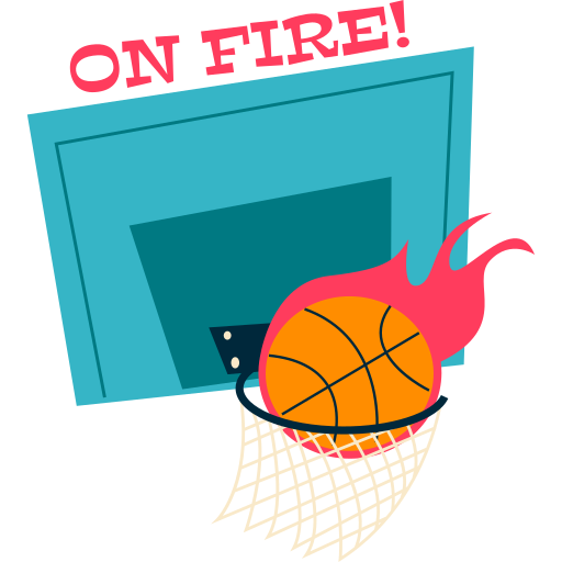 On fire free sticker On fire free sticker
