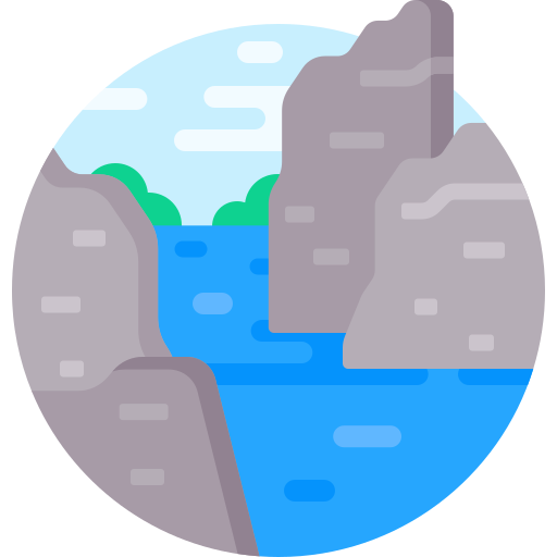 fjord Icône gratuit